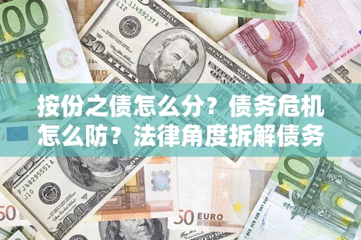 北京按份之债怎么分？债务危机怎么防？法律角度拆解债务分配与风险自保指南