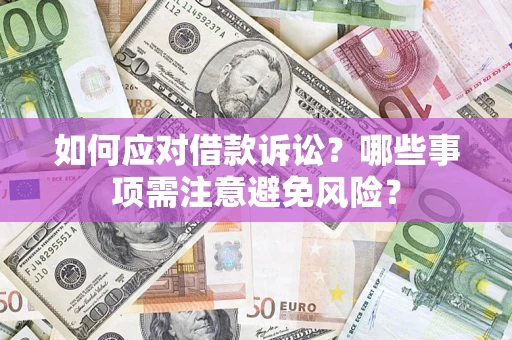 北京如何应对借款诉讼？哪些事项需注意避免风险？