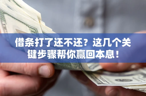 北京借条打了还不还？这几个关键步骤帮你赢回本息！