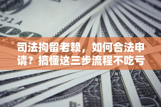 北京司法拘留老赖，如何合法申请？搞懂这三步流程不吃亏！