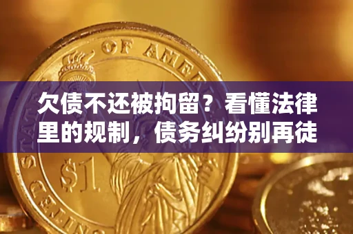 北京欠债不还被拘留？看懂法律里的规制，债务纠纷别再徒劳奔波