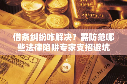北京借条纠纷咋解决？需防范哪些法律陷阱专家支招避坑