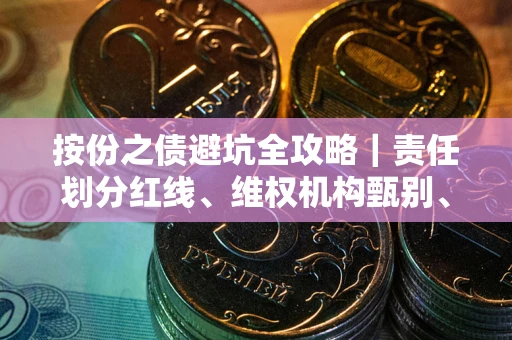 北京按份之债避坑全攻略｜责任划分红线、维权机构甄别、纠纷处理全流程拆解