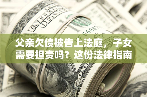 北京父亲欠债被告上法庭，子女需要担责吗？这份法律指南必须看完
