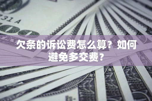 北京欠条的诉讼费怎么算？如何避免多交费？