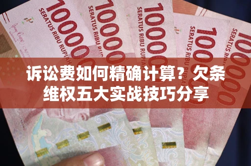 北京诉讼费如何精确计算？欠条维权五大实战技巧分享