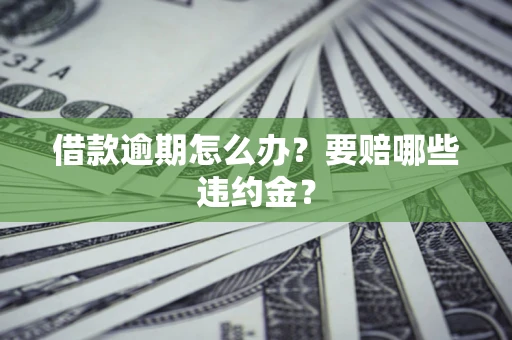 北京借款逾期怎么办？要赔哪些违约金？