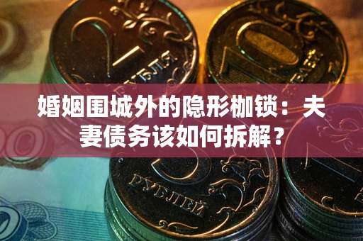 北京婚姻围城外的隐形枷锁：夫妻债务该如何拆解？