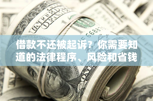 北京借款不还被起诉？你需要知道的法律程序、风险和省钱技巧