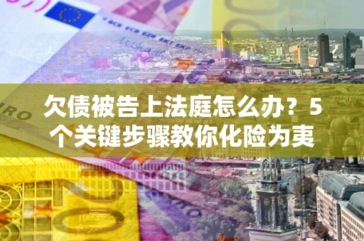 北京欠债被告上法庭怎么办？5个关键步骤教你化险为夷